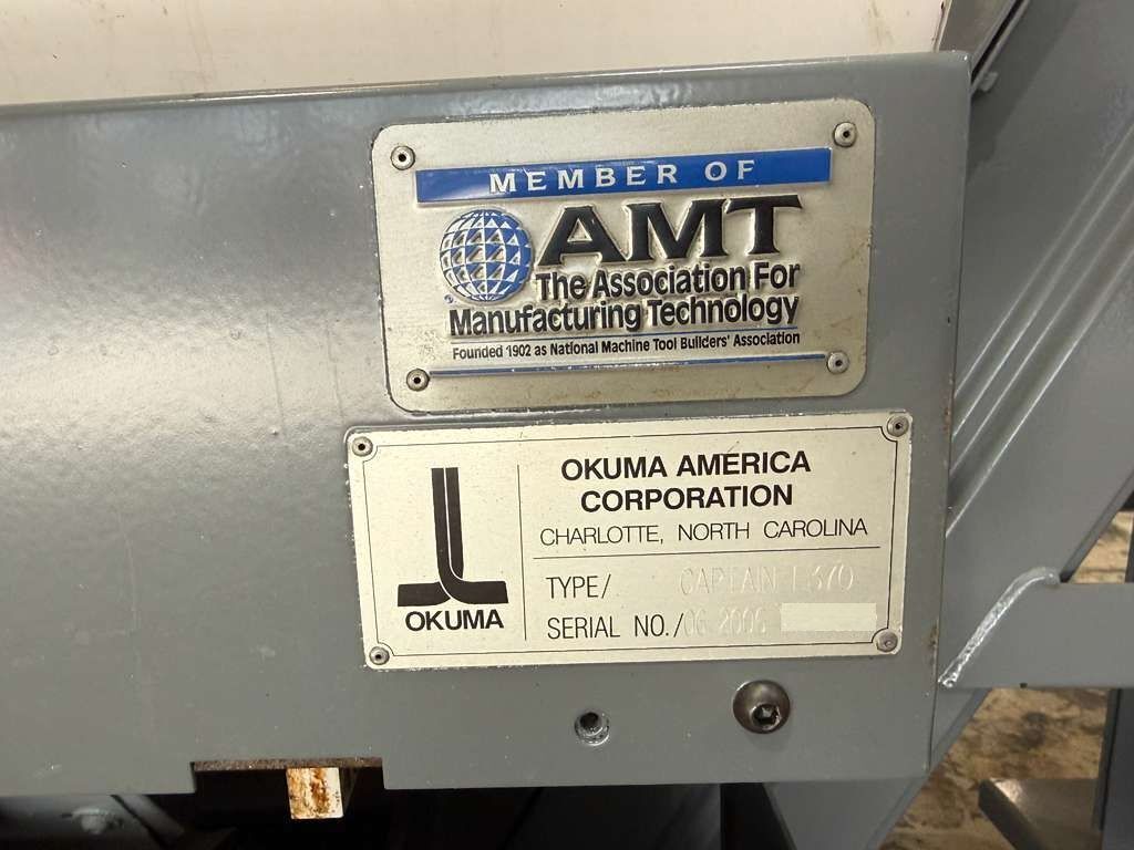 Okuma Captain L370 CNC Turning Center - 10" Chuck Lathe 19