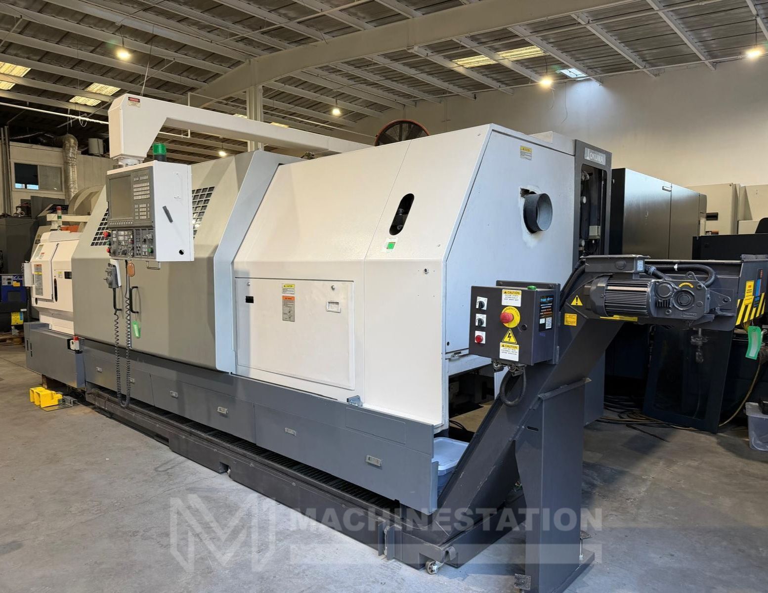 Okuma LB-35II CNC Turning Center - 20" Chuck, 6.5" Big Bore, 120" Long Bed Lathe 2