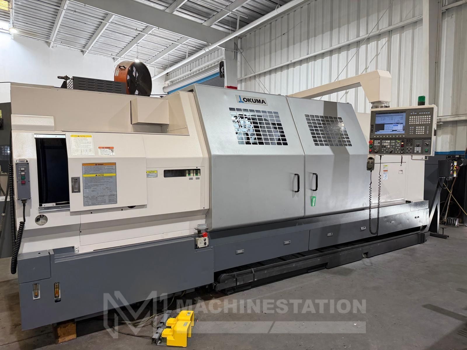 Okuma LB-35II CNC Turning Center - 20" Chuck, 6.5" Big Bore, 120" Long Bed Lathe 0