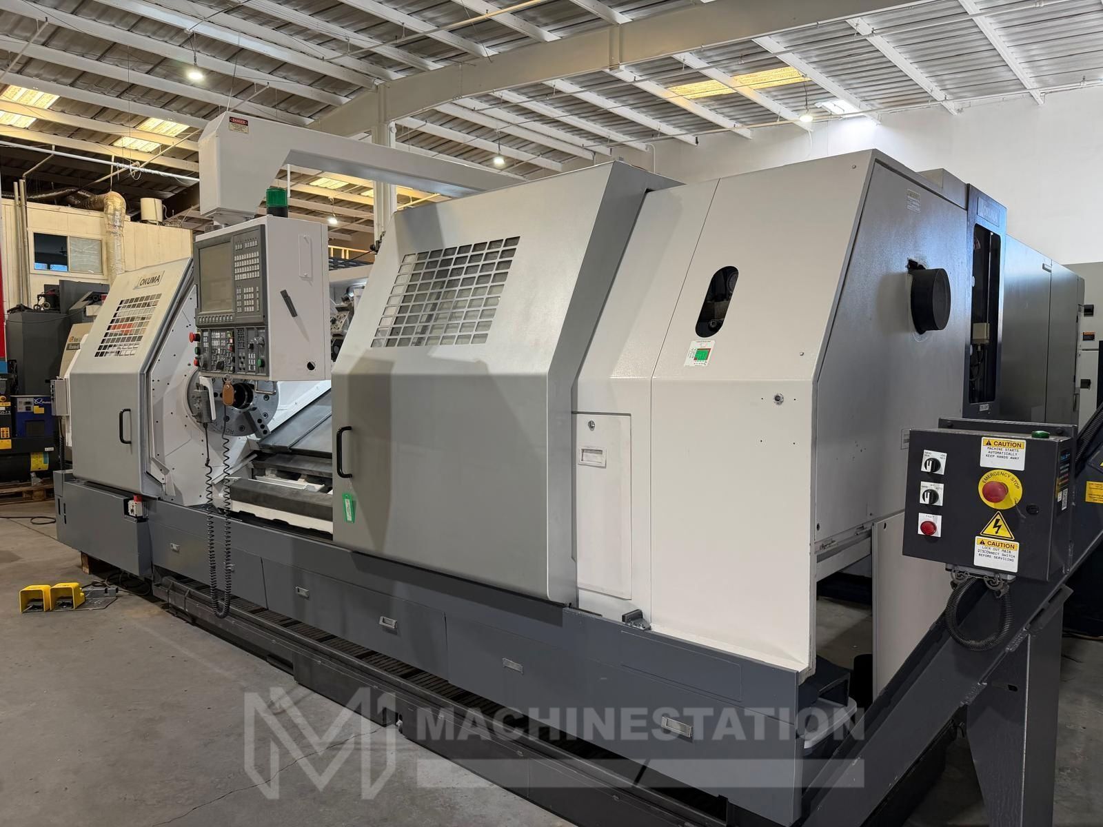 Okuma LB-35II CNC Turning Center - 20" Chuck, 6.5" Big Bore, 120" Long Bed Lathe 1