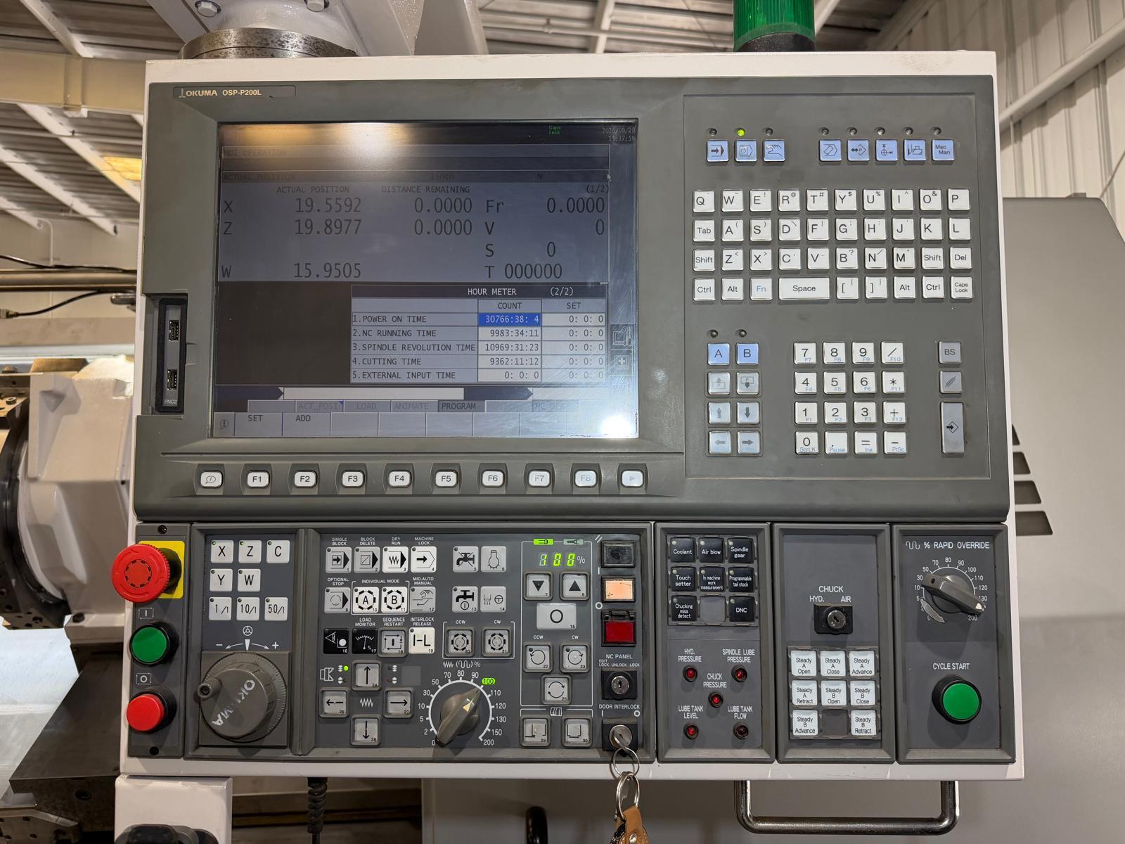 Okuma LB-35II CNC Turning Center - 20" Chuck, 6.5" Big Bore, 120" Long Bed Lathe 3