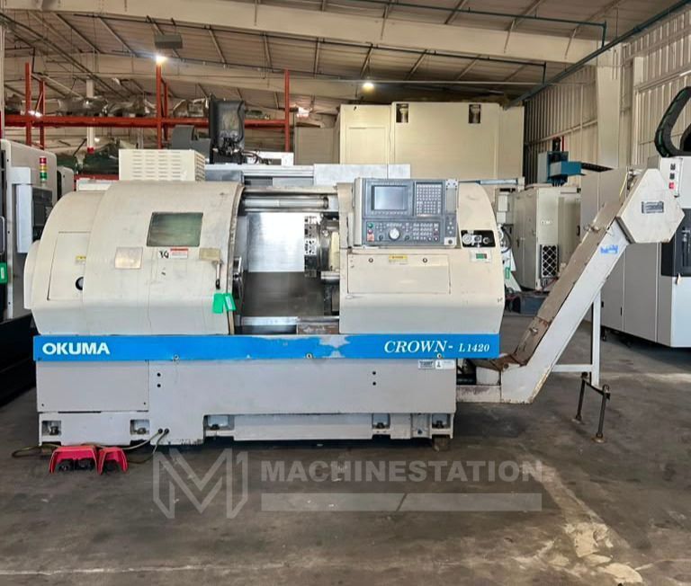 Okuma Crown 769S L1420/650 CNC Turning Center - 12" Chuck Lathe 1