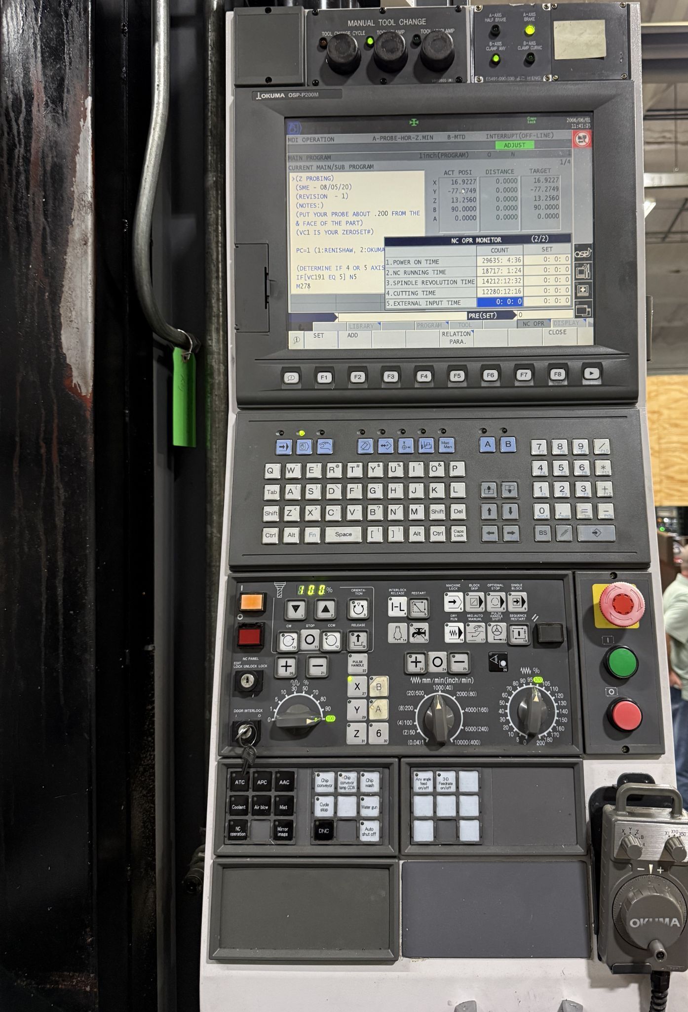 Okuma Millac 800VH 5 Axis CNC Universal Machining Center - Pallet Changer Mill 4