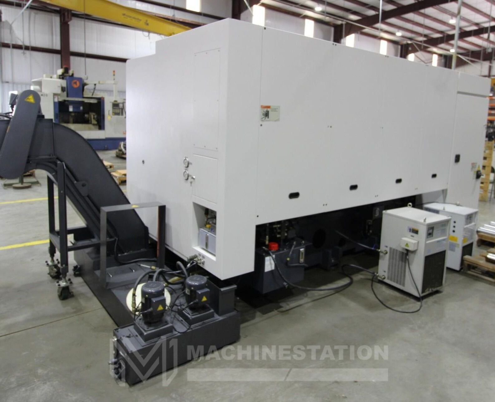 Takisawa LA-350 CNC Turning Center - 15" Chuck Steady Rest Long Bed Lathe 9