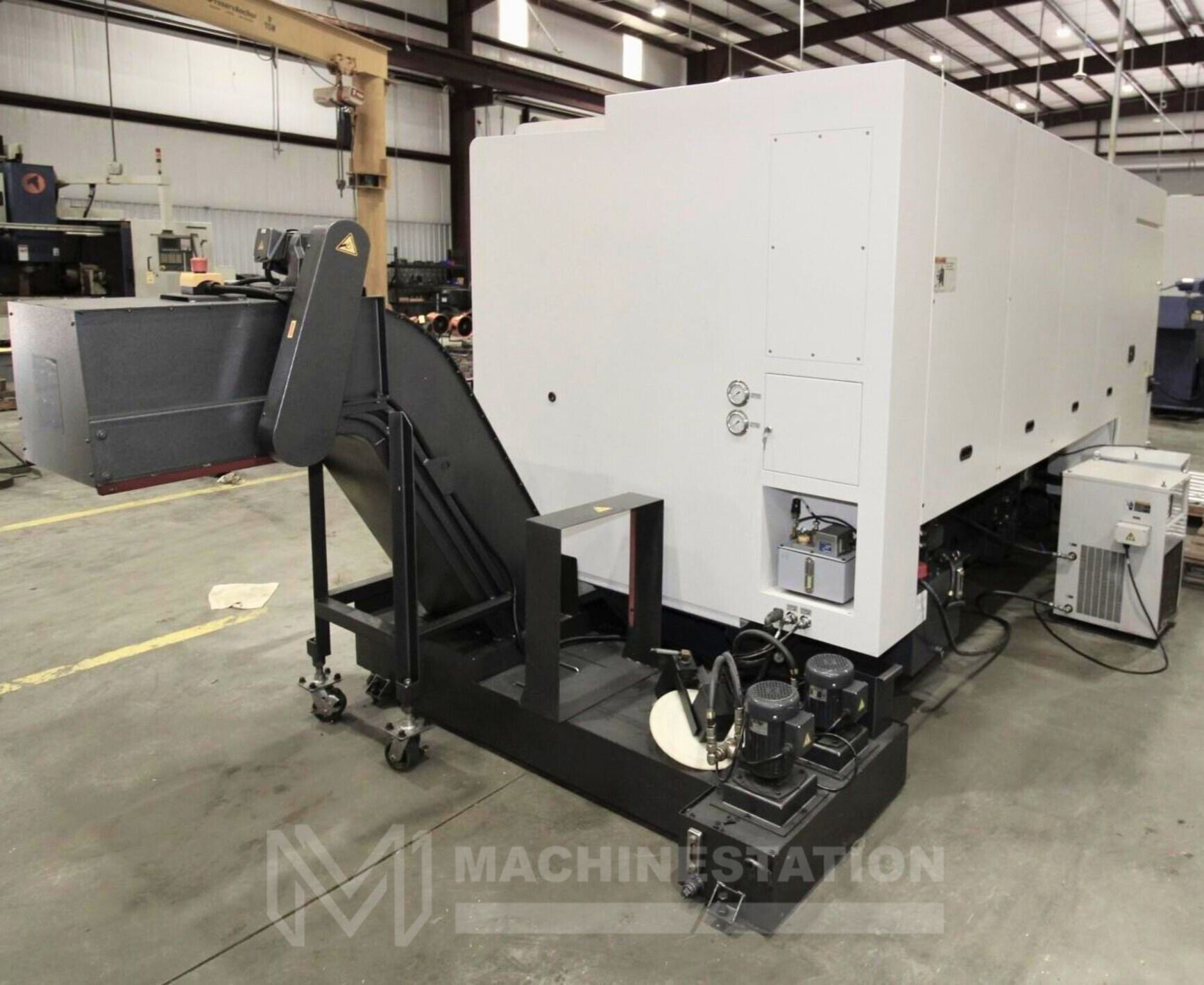 Takisawa LA-350 CNC Turning Center - 15" Chuck Steady Rest Long Bed Lathe 8