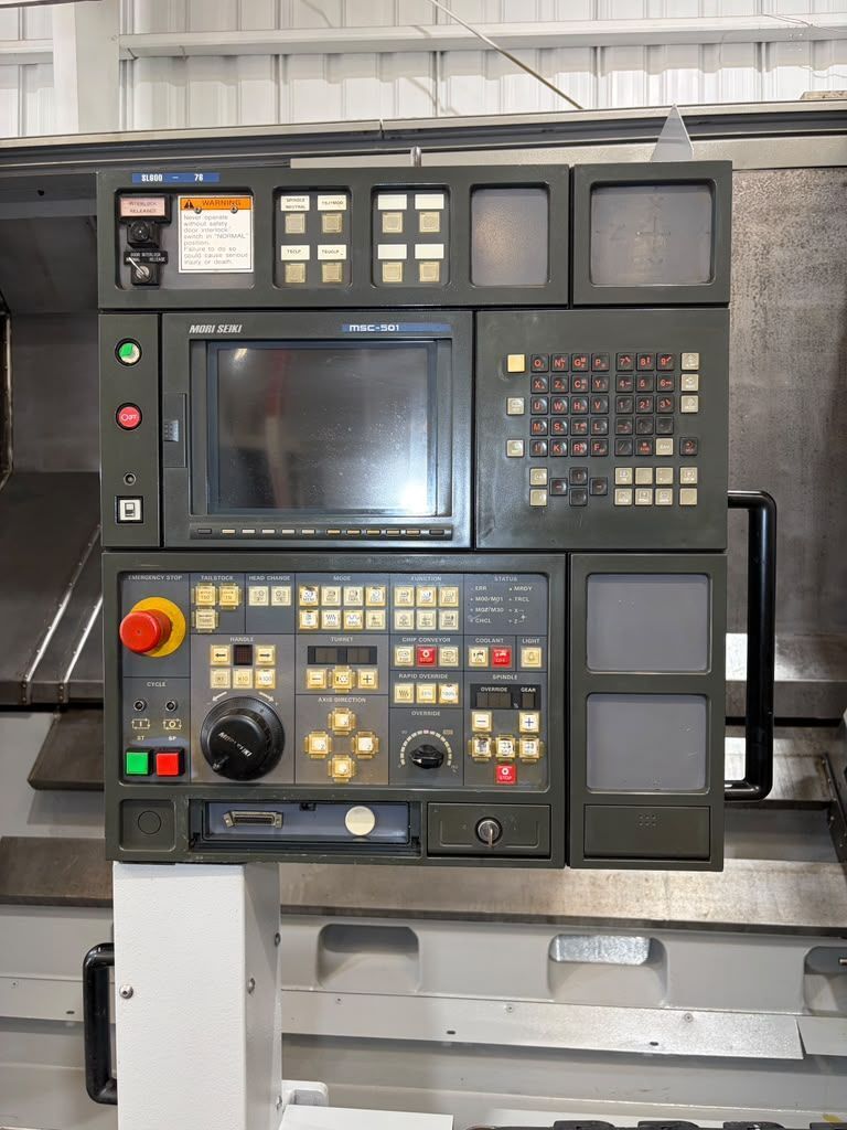 Mori Seiki SL-600C/2000 CNC Turning Center - 10.8" Big Bore, 24.8" Chuck, Long Bed Lathe 4