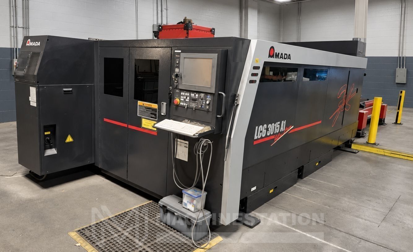 Amada LCG-3015AJ CNC Fiber Laser Cutting Machine - 2014 0