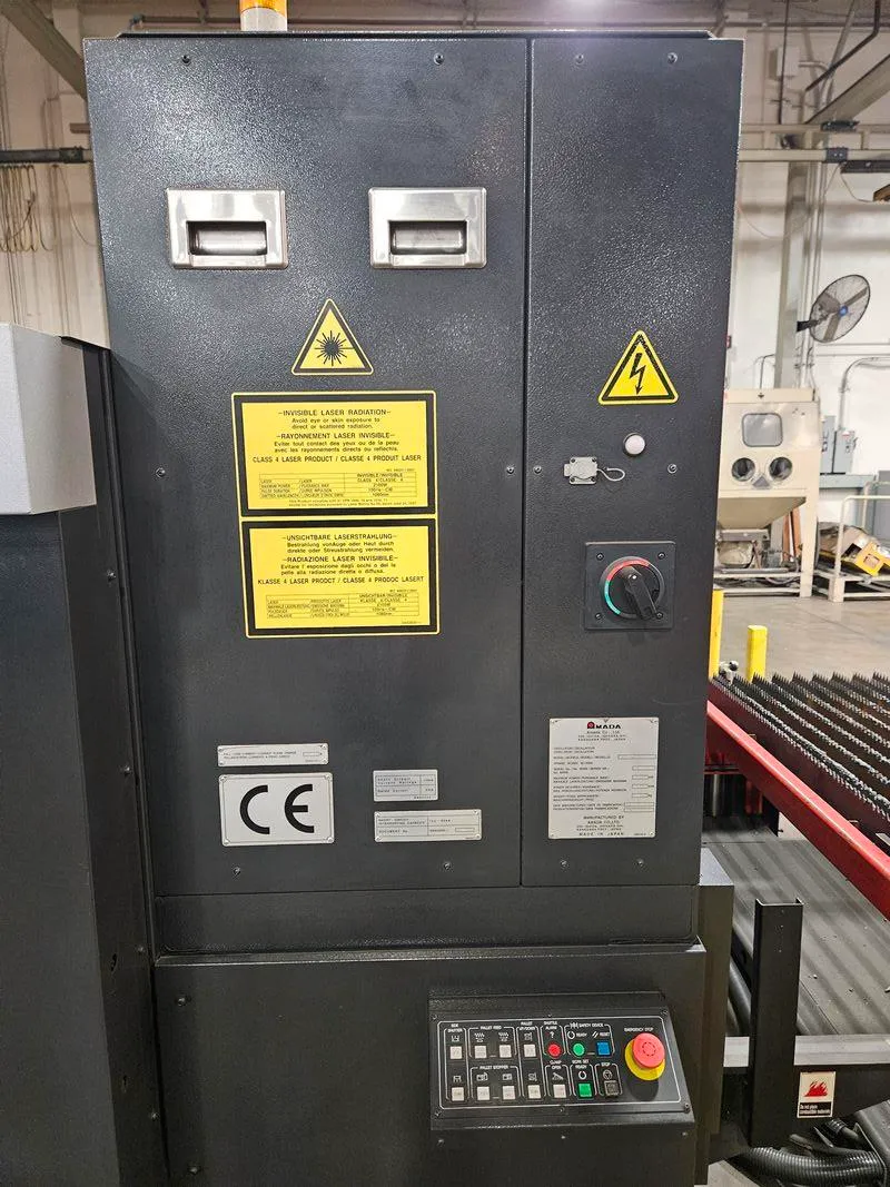 Amada LCG-3015AJ CNC Fiber Laser Cutting Machine - 2014 11