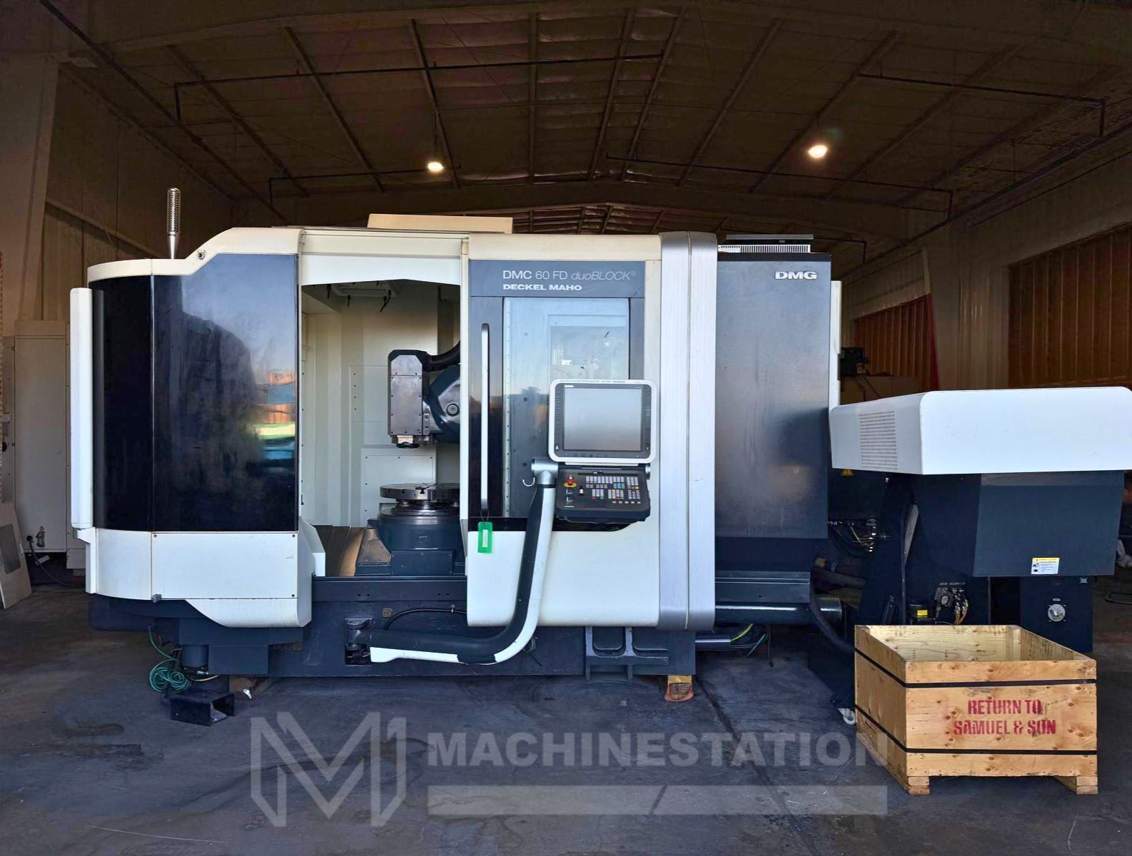 DMG DMC 60 FD duoBLOCK 5 Axis Machining Center - APC, Milling & Turning Capability 1