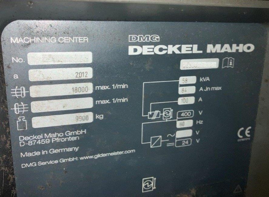 DMG Mori DMU 65FD monoBLOCK 5 Axis CNC Universal Machining Center - Mill 17