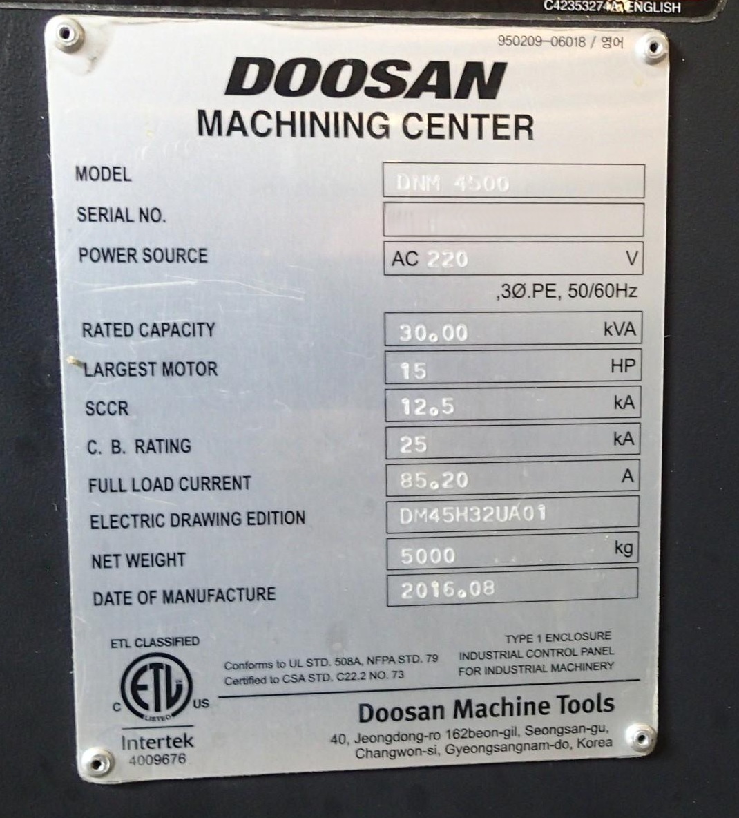 Doosan DNM 4500 (2)