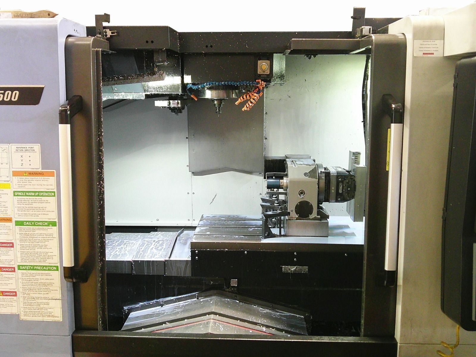 Doosan DNM 4500 CNC Vertical Machining Center - 2021 4th Axis, TSC Mill 2