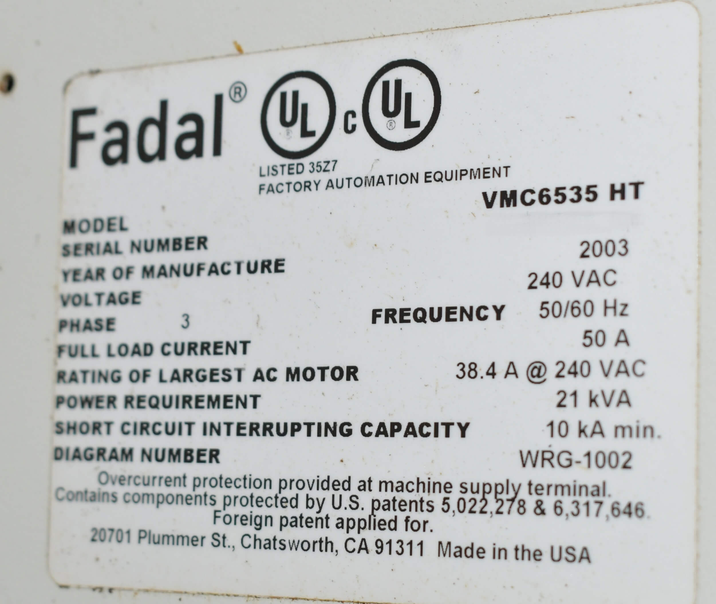Fadal VMC6535 HT (3)