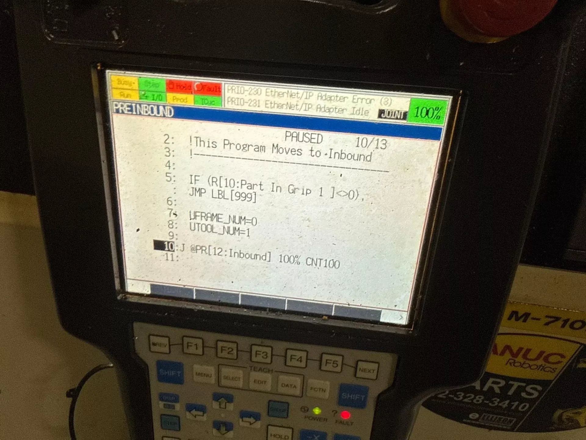 Fanuc M-70iC/20L 6-Axis Industrial Robot 4