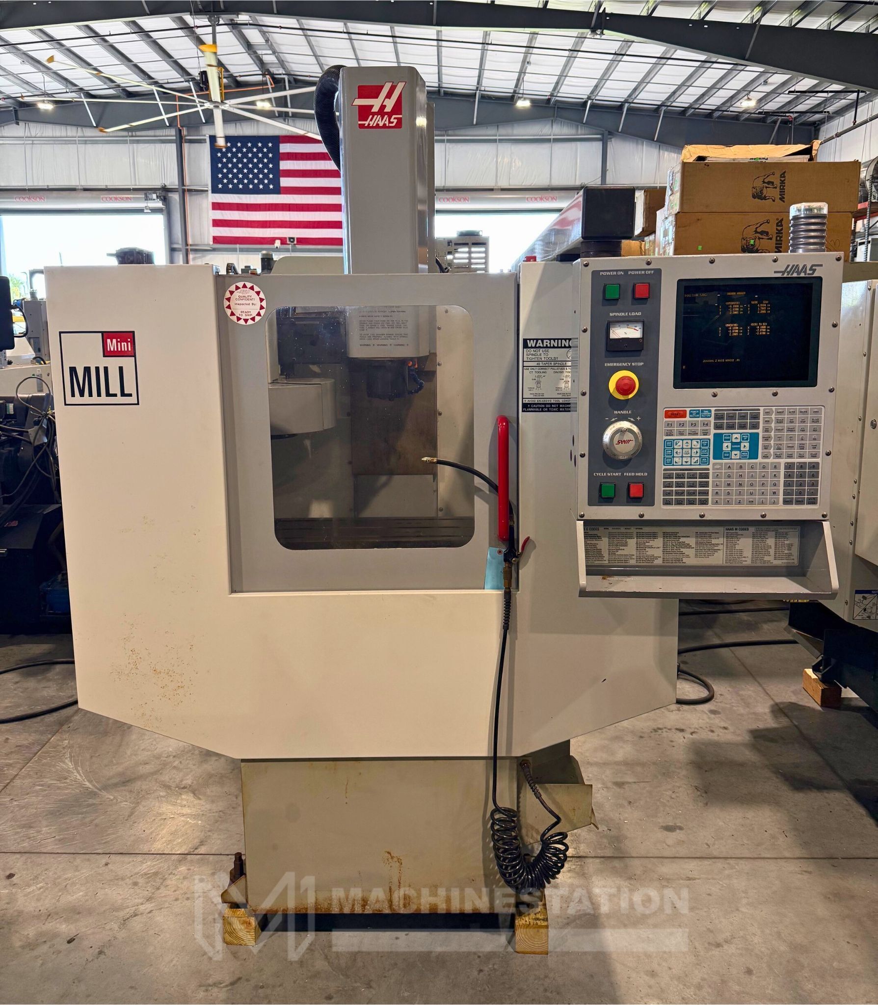 Haas Mini Mill CNC Vertical Machining Center - 4th Axis Ready 1