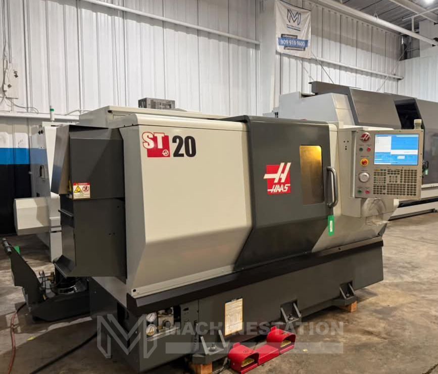Haas ST-20 CNC Turning Center - 8" Chuck, Tailstock Lathe 2