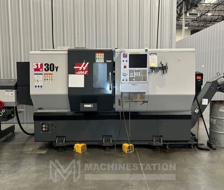 Haas ST-30Y CNC Turning Center - 2019 Bar Feeder, 10" Chuck, Tailstock Lathe 0