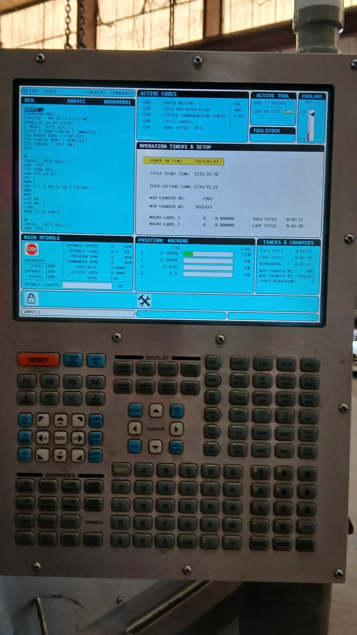 Haas ST-30 CNC Turning Center - 12" Chuck, Tailstock Lathe 2