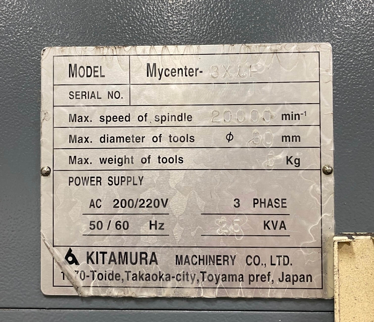 Kitamura MyCenter 3XiF (2)