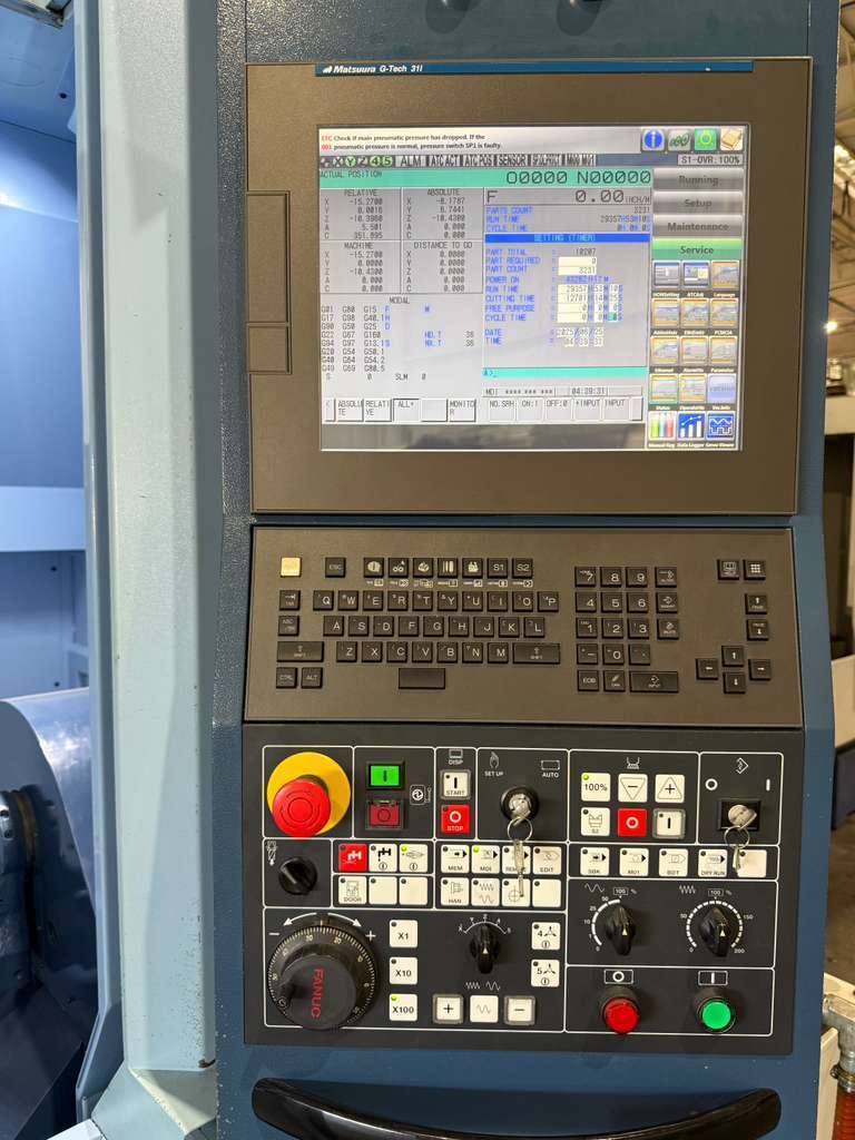 Used Matsuura MX-330 5-Axis CNC Vertical Machining Center