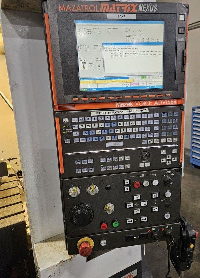 Mazak VNC 510C/50-II CNC Vertical Machining Center - 4th Axis Ready, 50 Taper Mill 1
