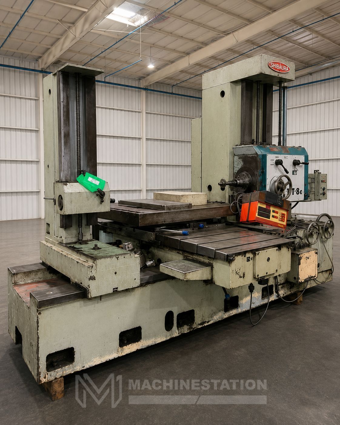 Shibaura BT-8CR Horizontal Table Type Boring Mill 1