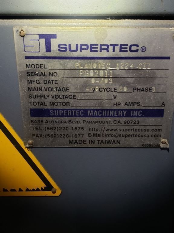 Supertec Planotec 1224CII CNC Surface Grinder 1