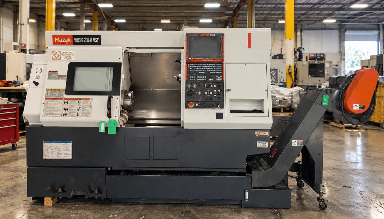 Used CNC machine inventory at MachineStation warehouse