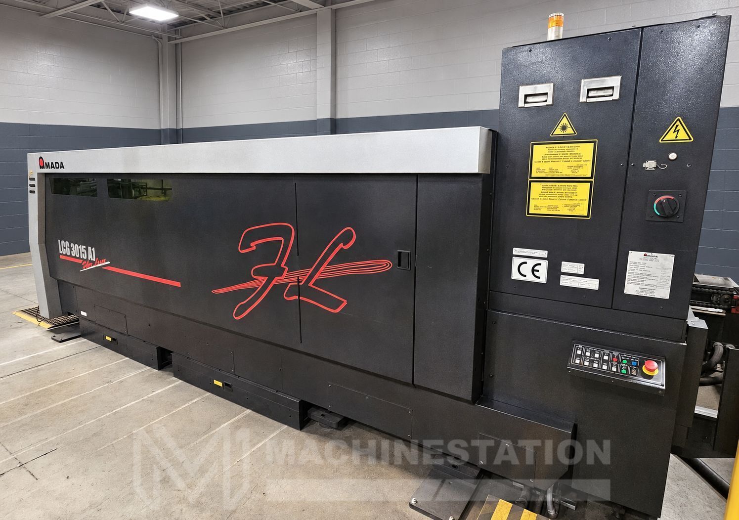 Amada LCG-3015AJ CNC Fiber Laser Cutting Machine - 2014 2