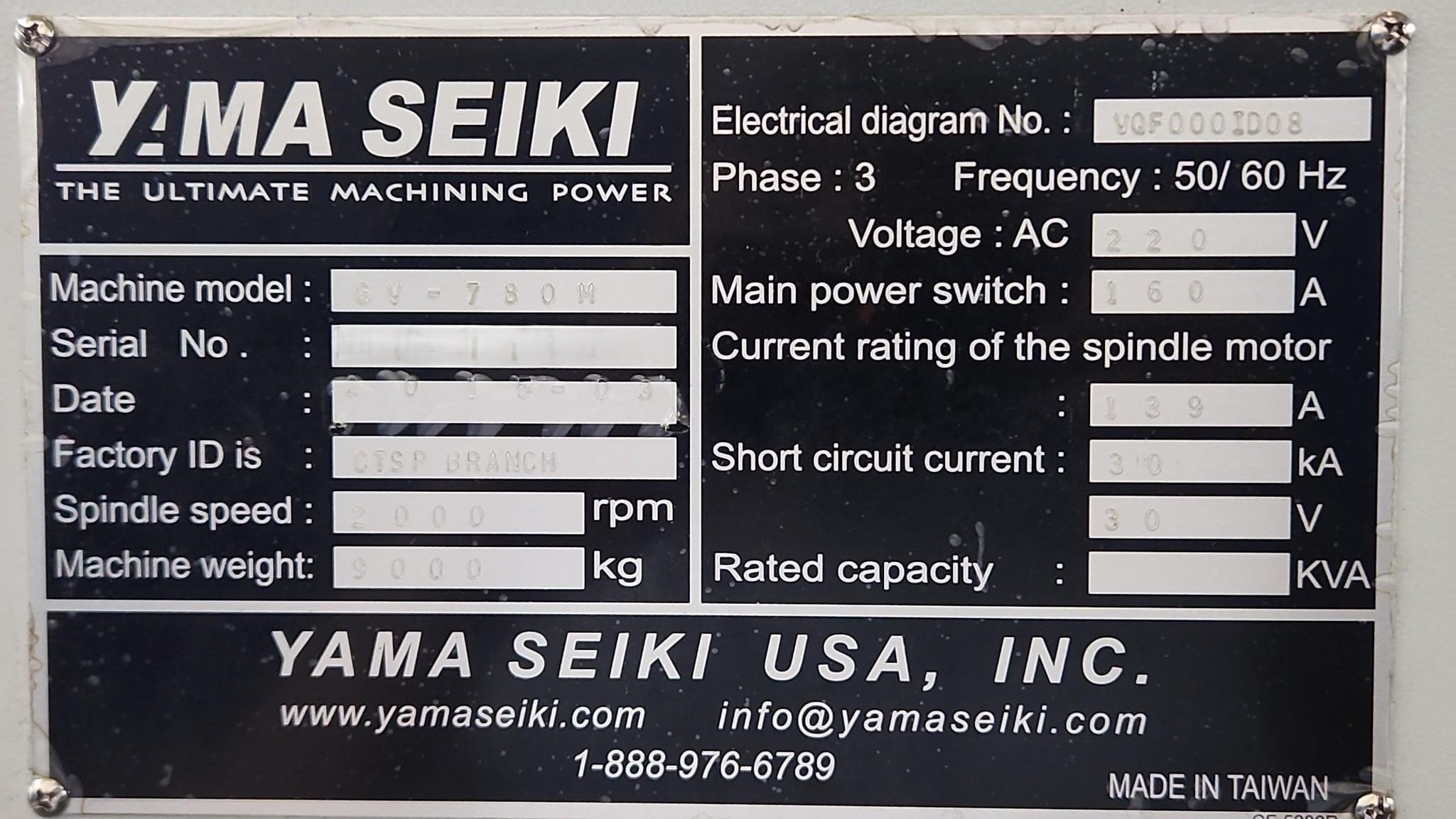 YAMA SEIKI GV 780M (2)